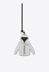 Miu Miu Trick Leather Hooded Sweater Keyring Gray 5TL5302CUJ/Q_MIU-F0031