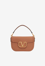 Valentino Alltime Grained Leather Top Handle Bag Beige 5W2B0N20IMZ KEL