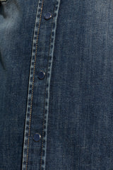 Distressed Denim Shirt