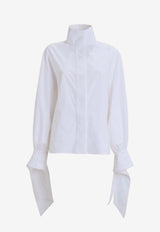Raquel Diniz Enea Long-Sleeved Shirt White 6003030 NUC0035 00000_010_WHITE