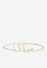 Iconic Logo Plaque Chain Belt