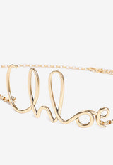 Iconic Logo Plaque Chain Belt