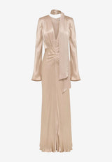 Shona Joy La Lune Plunged Maxi Dress 6253502_GOLD
