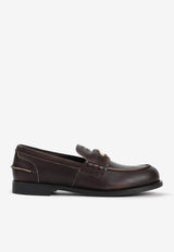 Logo Leather Loafers