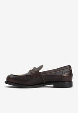 Logo Leather Loafers