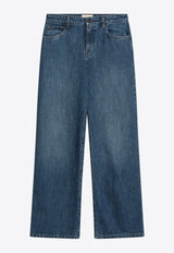 The Row Eglitta Wide-Leg Faded Jeans Blue 6525W3809/Q_THERO-WBE