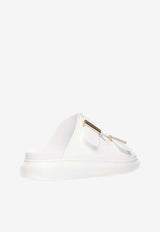 Alexander McQueen Hybrid Double-Buckled Sandals Ivory 658063W4Q52 9339