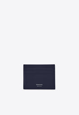 Ferragamo Florence Logo Stamp Leather Cardholder Midnight Blue 661396 FLORENCE 776819 MIDNIGHT