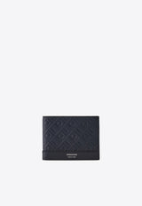 Ferragamo Embossed Monogram Leather Bi-Fold Wallet Navy 661641 MD EMBOSSED 783383 BLUEMARINE