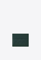 Ferragamo Embossed Monogram Leather Cardholder Moss 661649 MD EMBOSSED 785540 MOSS