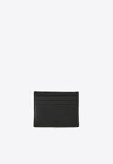 Ferragamo Gancini Woven Leather Cardholder Brown 661708 GANCIO WOVEN 786404 T MORO/NERO