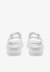 Alexander McQueen Hybrid Double-Buckled Sandals White 663563W4Q51 9359