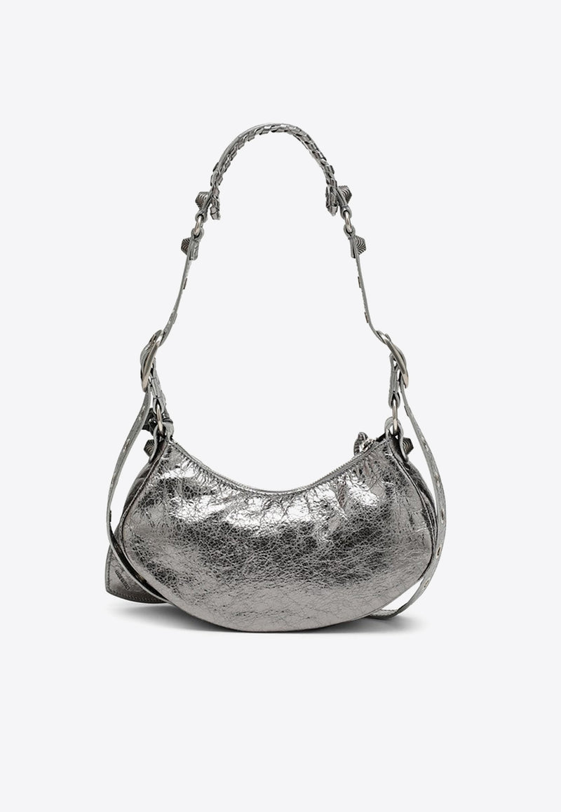 Balenciaga XS Le Cagole Shoulder Bag 6713090GT3Y/O_BALEN-8103 Silver