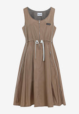 Logo Sleeveless Mini Dress