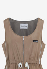 Logo Sleeveless Mini Dress