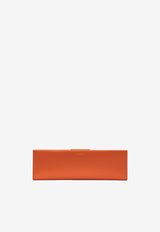 Saint Laurent Large Midnight Satin Clutch Orange 697658FAC13/R_YSL-7519