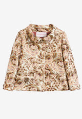 Valentino Après L'Hiver Matelassé Floral Jacket Multicolor 6B3CE3Y091M QYY