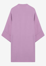Valentino Wide-Sleeved Mini Dress Lilac 6B3VAEW11MM/Q_VALE-R3H