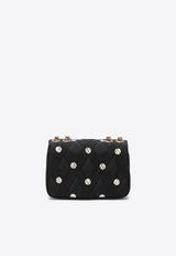 Valentino Quiltie 67 Leather Crossbody Bag Black 6W0B0R08IGY/Q_VALE-790