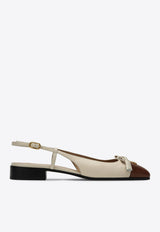 Valentino Valet Du Roi Slingback Flats Beige 6W0S0MH0DDT/Q_VALE-AHA