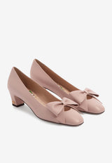 Valentino Bowow 45 Leather Pumps Pink 6W2S0LB5DDT W34