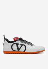 Valentino Chromathon Low-Top Sneakers in Perforated Leather White 6W2S0LL5XBM/Q_VALE-9K0