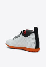 Valentino Chromathon Low-Top Sneakers in Perforated Leather White 6W2S0LL5XBM/Q_VALE-9K0