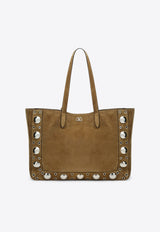 Valentino Large Nellcôte Suede Tote Bag Brown 6Y0B0D58SVI/Q_VALE-RDX