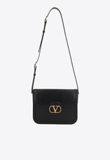 Valentino 9T05 Calf Leather Messenger Bag Black 6Y2B0D05ECH 0NO