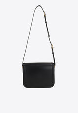 Valentino 9T05 Calf Leather Messenger Bag Black 6Y2B0D05ECH 0NO