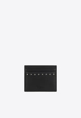 Valentino Rockstud Grained Leather Cardholder Black 6Y2P0V18PDX 0NO