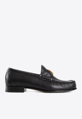 Valentino VLogo Signature Leather Loafers Black 6Y2S0J68MIL 0NO