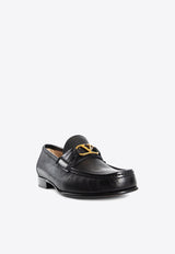 Valentino VLogo Signature Leather Loafers Black 6Y2S0J68MIL 0NO