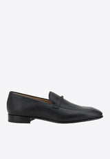 Valentino VLogo Leather Loafers Black 6Y2S0J83ZWD 0NO