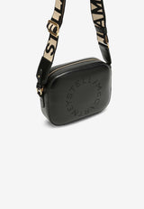 Stella McCartney Mini Perforated-Logo Camera Bag Black 700266W8542/O_STELL-1000