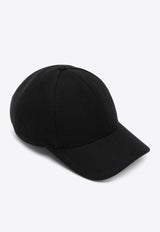 Saint Laurent Cassandre Baseball Cap Black 7065373YS16/R_YSL-1000