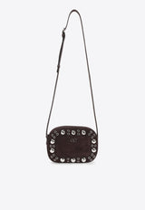 Nellcote Studded Suede Crossbody Bags