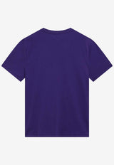 Polo Ralph Lauren Logo Embroidered Slim T-shirt Purple 710671438509CO/S_POLOR-CP