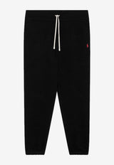 Polo Ralph Lauren Logo-Embroidered Track Pants Black 710793939001CO/S_POLOR-PB