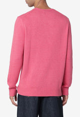 Polo Ralph Lauren Logo Embroidered Wool Sweater Pink 710810846040CO/R_POLOR-RS