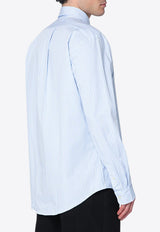 Polo Ralph Lauren Striped Oxford Long-Sleeved Shirt Light Blue 710929346018CO/R_POLOR-AS