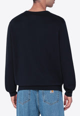 Polo Ralph Lauren Logo Embroidered Sweatshirt Navy 710973589004CO/R_POLOR-HN