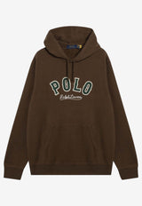 Polo Ralph Lauren Logo Embroidered Hooded Sweatshirt Brown 710P04872004CO/S_POLOR-YB