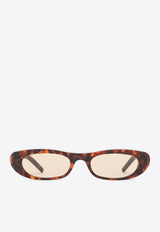 Saint Laurent SL 557 Cat-Eye Sunglasses Brown 713740Y9956/R_YSL-2336