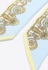 Spring Barocco Print Silk Tie