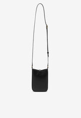 Saint Laurent Mini Le 5 À 7 Leather Shoulder Bag Black 7352142R20W/Q_YSL-1000
