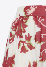 Paisley Print Maxi Skirt