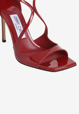 Jimmy Choo Azia 95 Leather Heeled Sandals Red