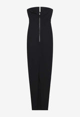 Prong Cut-Out Strapless Maxi Dress