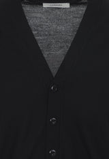 Wool-Blend Twisted Cardigan